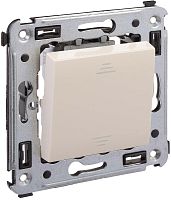 Переключатель без рамки DKC Avanti 1-кл. проходной ванильная дымка картинка